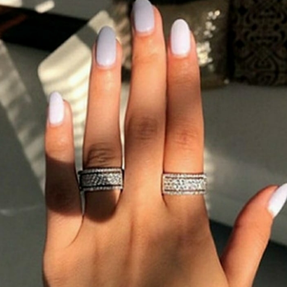 Eternity Triple Row Engagement Band - Picture 8 of 16